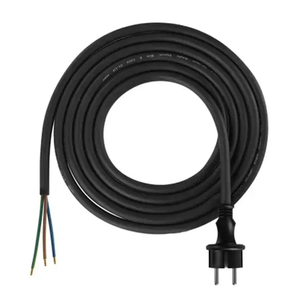 Flexo šňůra gumová 3x1,5mm2 3m černá EMOS S03230
