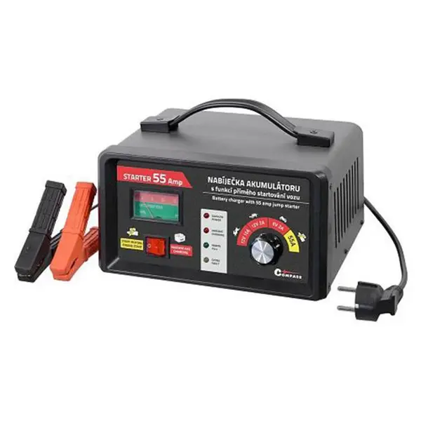 Nabíječka akumulátorů COMPASS 07156 6/12V 2/10/55A