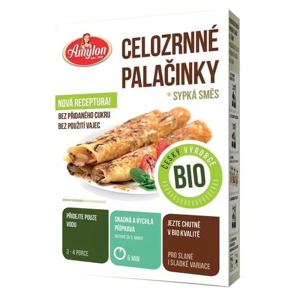 AMYLON Celozrnné palačinky 250 g BIO