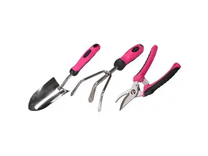 Sada zahradního nářadí SIXTOL GARDEN PINK 3 3ks