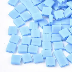 2-Hole Opaque Glass Seed Beads