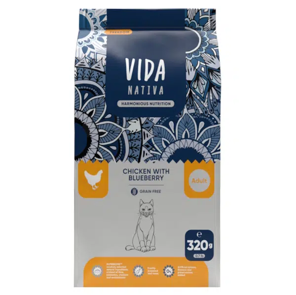 KRAFTIA Vida Nativa Adult Chicken granule pro kočky, Hmotnost balení: 7 kg