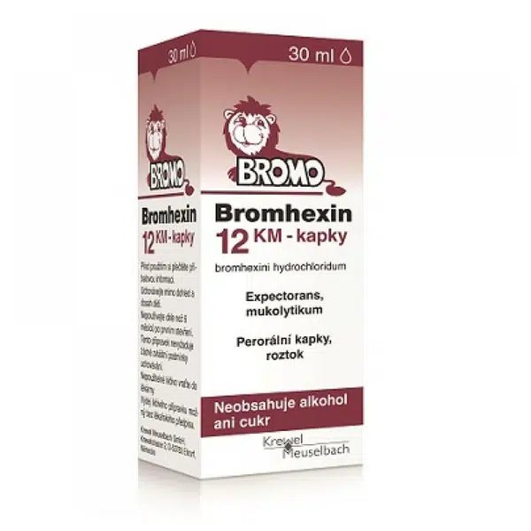 BROMHEXIN 12 KM kapky 30 ml