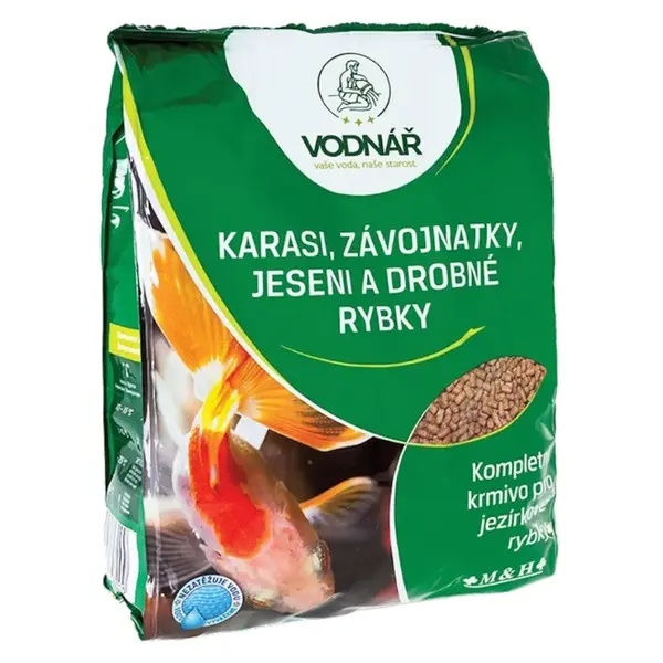 VODNÁŘ Krmivo pro karasi, závojnatky, jeseni a malé rybky 0,5 kg