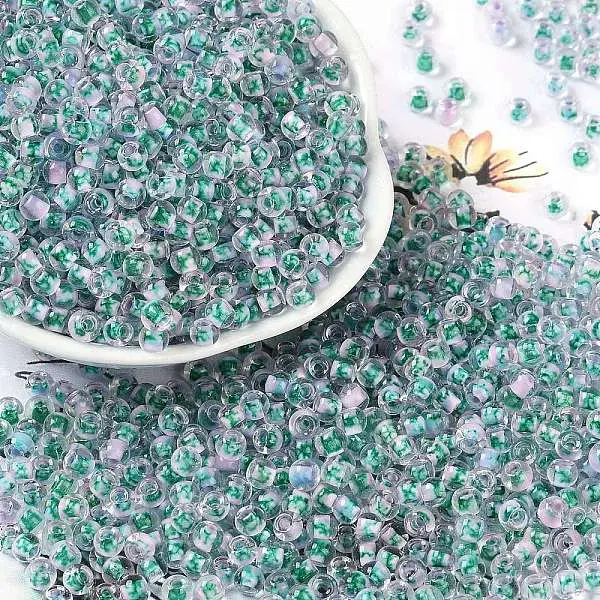 Transparent Inside Colours Glass Seed Beads