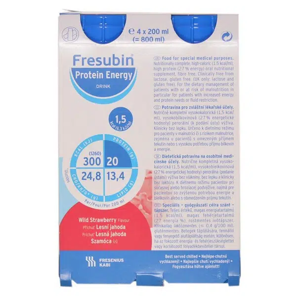 FRESUBIN Protein energy lesní jahoda roztok 4 x 200 ml