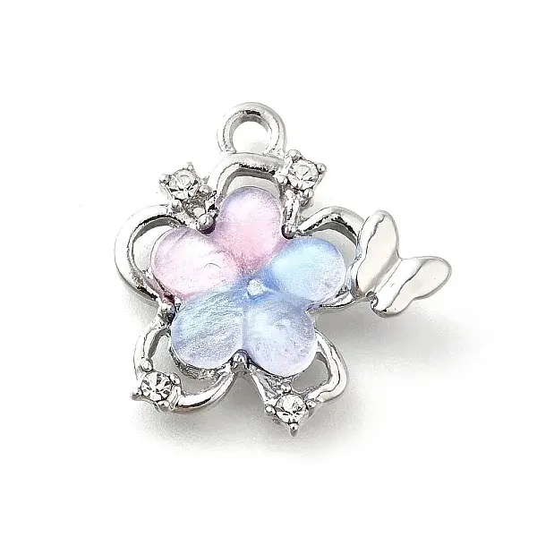 Alloy Acrylic Pendants