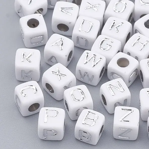 Plated Acrylic Beads