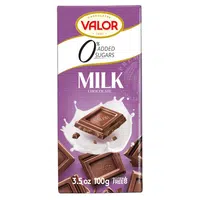 VALOR Mléčná čokoláda se sladidly bez přídavku cukrů 100 g