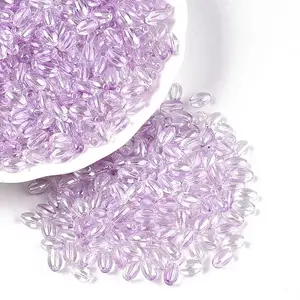 Transparent Colours Luster Glass Seed Beads