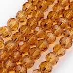 Transparent Glass Bead Strands