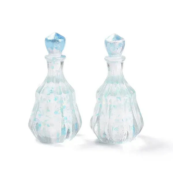 Dummy Bottle Transparent Resin Cabochon