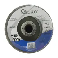 Kotouč na kov lamelový 125mm P80 GEKO G00305