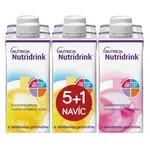 NUTRIDRINK Balíček 5+1 vanilka a jahoda 6 x 200 ml