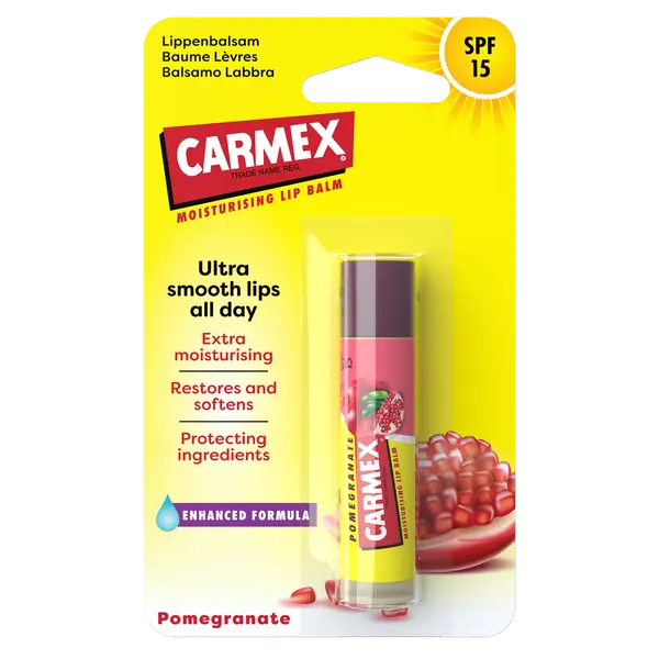 CARMEX Balzám na rty ultra hydratační SPF 15 Granátové jablko 4,25 g