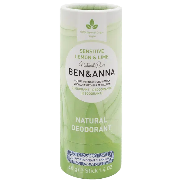 BEN & ANNA Lemon & LimeTuhý deodorant Sensitive 40 g