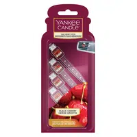 YANKEE CANDLE Luxusní visačka do auta Black Cherry 4 kusy