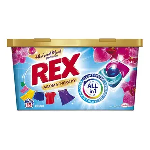 REX Aromatherapy Prací kapsle Orchid Color 13 praní