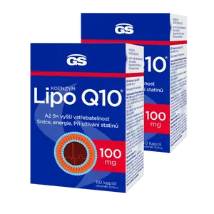 GS Koenzym Lipo Q10® 100 mg, 2 × 60 kapslí
