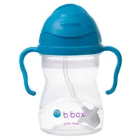 B.BOX Hrneček s brčkem kobaltově modrý 6m+ 240 ml
