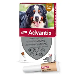 ADVANTIX Spot-on pro psy 40-60 kg 6 ml 1 pipeta