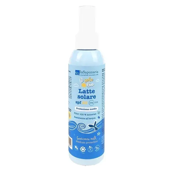 LA SAPONARIA Opalovací mléko SPF 20 BIO 125 ml