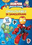 Omalovánky A4 se samolepkami Ironman