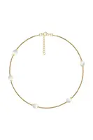 Pozlacený náramek Lilou Pearls 222/160/BRA/PEB/PO