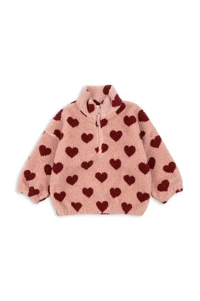 Dětská bunda Konges Sløjd JODY TEDDY HALF ZIP GRS