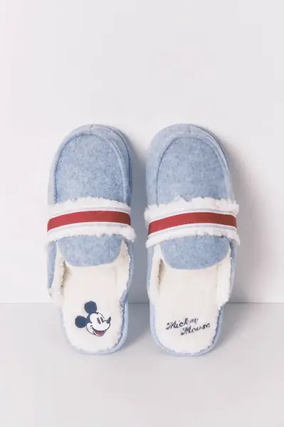 Pantofle women'secret MULTILICENSE CAMPUS x Disney modrá barva, 4992529