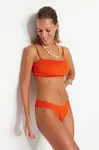 Trendyol Tile V-Cut Bikini Spodní díl s pravidelnými nohavicemi