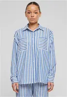Women's shirt Striped Relaxed white/blue