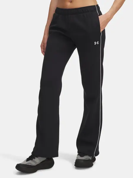 Under Armour UA Rival Flc Piped Pant-BLK Women's Sports Trousers - Ladies
