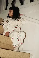 Detské bavlnené tepláky Konges Sløjd MALLI GLITTER PANTS GOTS