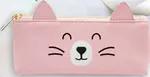 Dětský penál - veselá kočička (růžový)