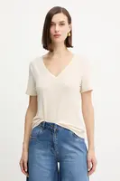 Tričko Morgan dámské, béžová barva, DOLLY