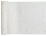 Behúň biely bodkovaný 26cmx3m