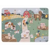 Drevené puzzle so zvukom FreeON - farma