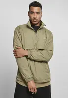Stand Up Collar Pull Over Jacket khaki