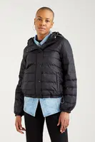Černá dámská prošívaná bunda s kapucí Levi's® Edie