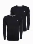 Ombre Men's longsleeve set with elastane - MIX 2