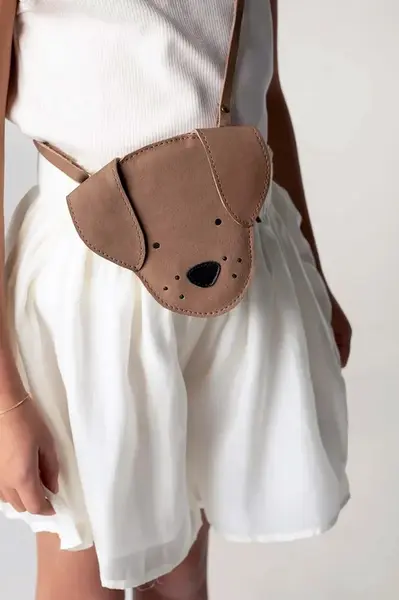 Dětská semišová kabelka Donsje Britta Classic Purse Dog