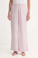 Pyžamové kalhoty Hollister Co. dámské, růžová barva, KI346-5063