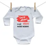 Boodyy Body s dlhým rukávom Sorry chlapci moje srdce patrí ockovi 62 (2-4 mesiace)
