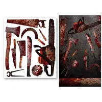 Nálepky na podlahu Krvavé nôže 70x80cm