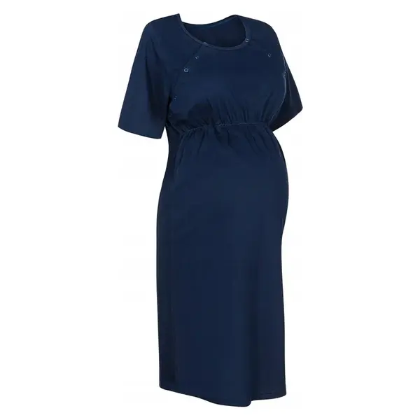 Dámska tehotenská/dojčiaca nočná košeľa Luna, granat, veľ. XL