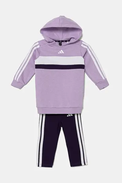 Dětská tepláková souprava adidas fialová barva, JN2247