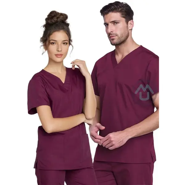 Unisex Cherokee MEDICAL SET - vínová XL