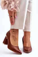 Boto Kožené čerpadlá lewski 3117 hnedá