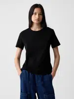 GAP Tričko organic vintage Čierna
